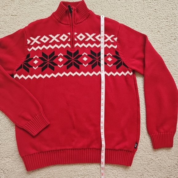 Chaps Holiday Winter Snowflake Knit Sweater - Picture 4 of 6